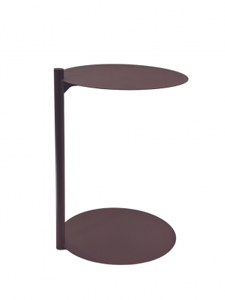 Журнальный столик Siara металл бордовый_2