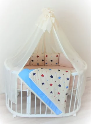 Кровать-трансформер 6-в-1 Merry Happy 01 Комплект Белая_13