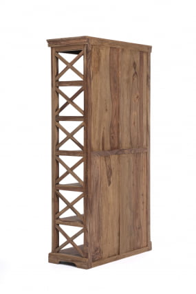 Шкафы для книг ( набор 3 шт.) Бомбей - 0761A палисандр, 116х57х30/145х73х36/175х89х44см, Natural tinted (натуральный тонированный)_2