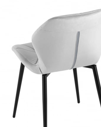 Стул Эдвин велюр серый 4 шт_6