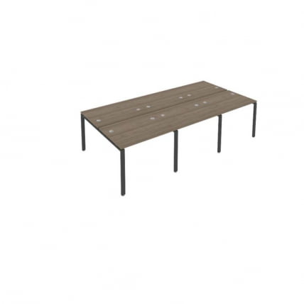 Рабочая станция на 6 раб.места Metal System Б.СМ-6.1 Вяз/Антрацит_0