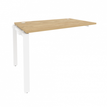 Наборный элемент рабочей станции на П-образном м/к ONIX O.MP-1.NRS-2.7 Тиквуд Светлый/Белый_0