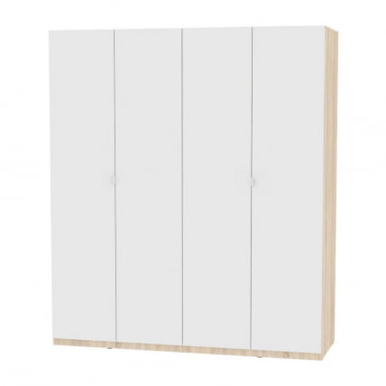 Шкаф распашный R-198х180х45-1-TR(ДСС-Белый)_0