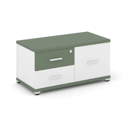 Тумба приставная сервисная CONCEPT CN.TSR-001 B/W Кобо Белый бриллиант Белый_0