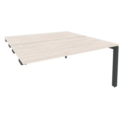 Стол-приставка двойной на П-образном м/к к опорным элем. ONIX O.MP-D.SPR-4.8 Денвер Светлый/Антрацит_0