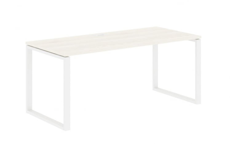 Стол письменный EDIS EQST 1780 Ясень Траун Белый_0