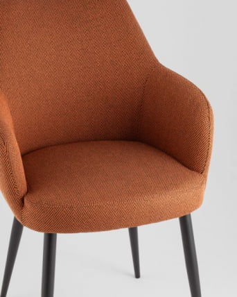 Стул обеденный Катйс терракот елочка / Katys_10