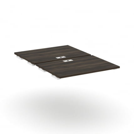 Двойной стол-приставка к двум опорным тумбам/шкафам CONCEPT CN.DSPR-005 Дуб Мали Белый_0