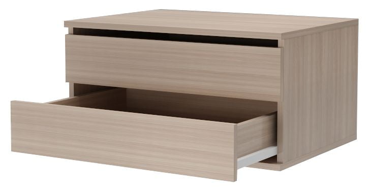 Тумба с 2 ящиками Хит-Т-17 Бук бавария светлый_1