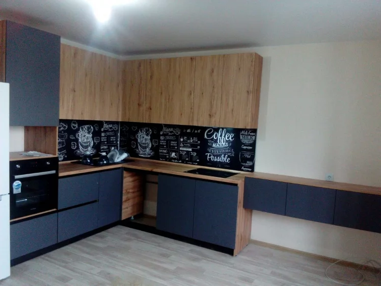 Глянцевый фартук (КОМПОЗИТ) KM 33_11