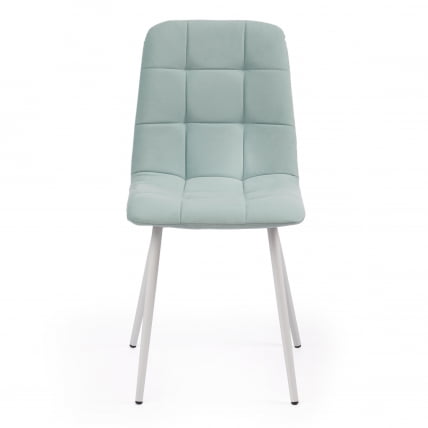 Стул CХИЛЛЙ МАКС Велюр/металл , 45 х 54 х 90 см , бирюзовый 20/белый / CHILLY MAX_4