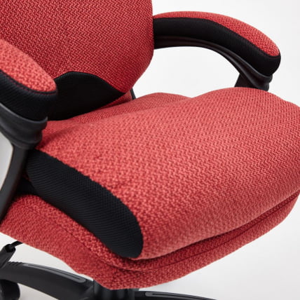 Кресло DUKE ткань, красный/черный, MJ190-11/TW-11_12