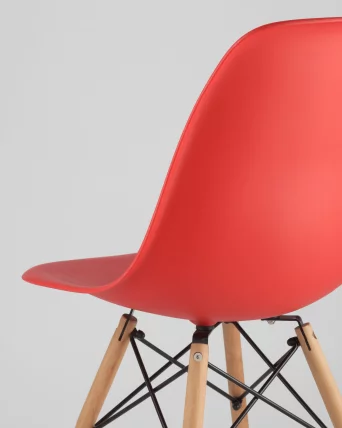 Стул Еамес ДСВ 4 шт. Красный / Eames DSW_6