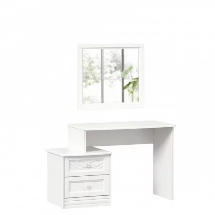 Столик туалетный Джулия с зеркалом Белый_0