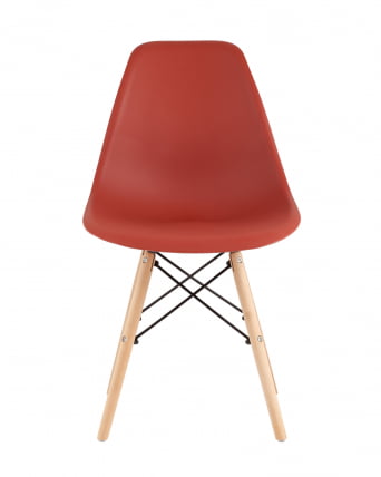 Стул Eames Style DSW терракотовый (разборный каркас)_1