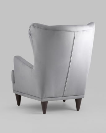 Кресло Скотт велюр Серый_5