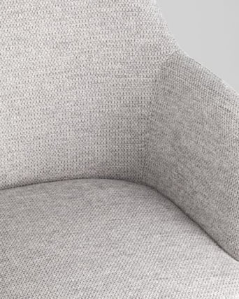 Стул обеденный Катйс светло-серый рогожка / Katys_12