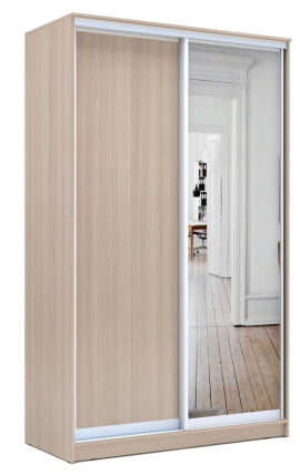 Шкаф-купе Хит-24-14-15 Ясень шимо светлый_0