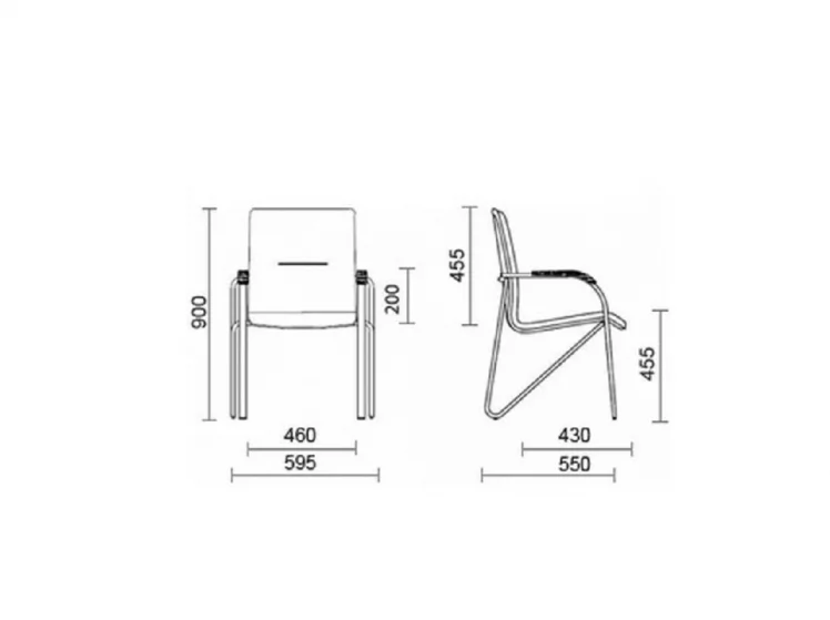 Кресло офисное САМБА хром орех Скаден Коричневый_1