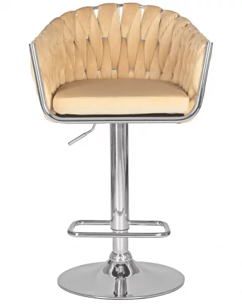 Стул барный DOBRIN MARCEL Бежевый велюр MJ9-10_5