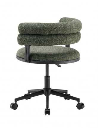 Стул офисный Понтй зеленый черные ножки / Ponty_4