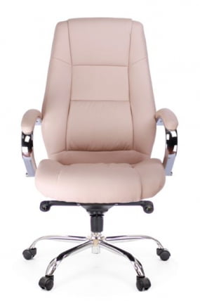 Кресло руководителя Everprof Kron M Кожа Бежевый_1