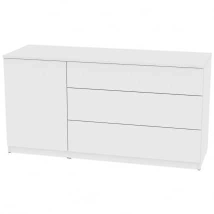 Комод Калисто(К46)699х1352х468ПУСХтоОПЕН(Белый) / Калисто(K46)699х1352х468PUSHtoOPEN(Белый)_0