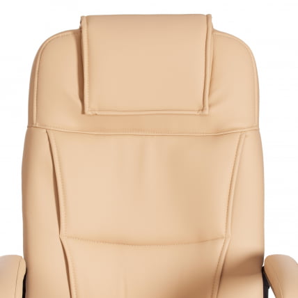 Кресло BERGAMO хром (22) кож/зам, бежевый, 36-34_6