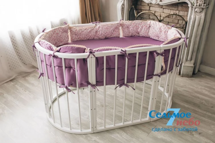 Кровать-трансформер 6-в-1 Merry Happy 01 Белая_21