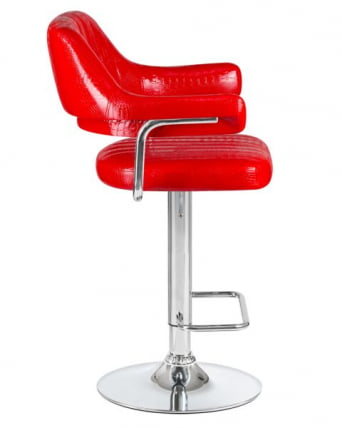 Стул барный DOBRIN CHARLY (красный крокодил) 2 шт_3