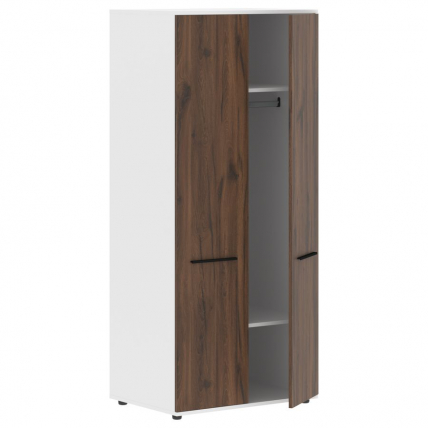 Гардероб EDIS ECWS 85 Дуб Денвер темный Черный Белый_1