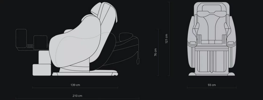 Массажное кресло DreamWave Бежевый_11