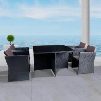 Комплект плетеной мебели T300A/Y300A-W53 Brown 4Pcs_0