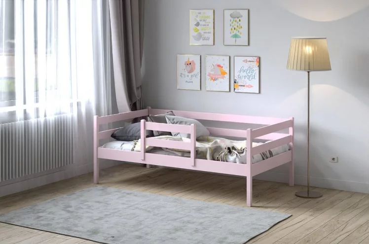 Кровать детская RooRoom VK-11р Розовая_2