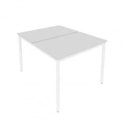 Рабочая станция на металлокаркасе SLIM SYSTEM С.СП-3.2 Серый-Белый_0