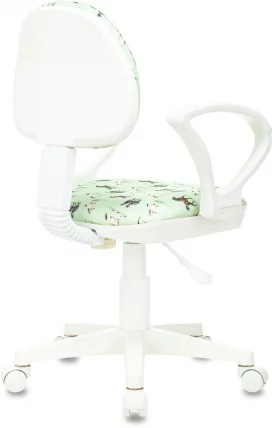 Кресло детское Бюрократ KD-3/WH/ARM/HORSE-GN_3