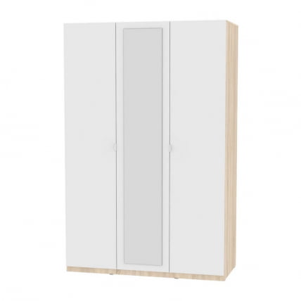 Шкаф распашный Р-198х135х60-1-ТР-М(ДСС-Белый) / R-198х135х60-1-TR-M(ДСС-Белый)_0