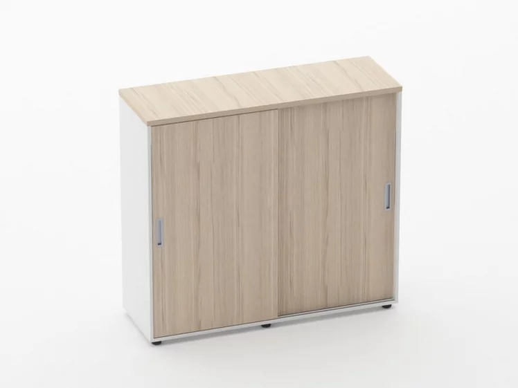 Тумба-купе высокая для рабочего модуля Deka 9.03.125 Туя/Белый_0