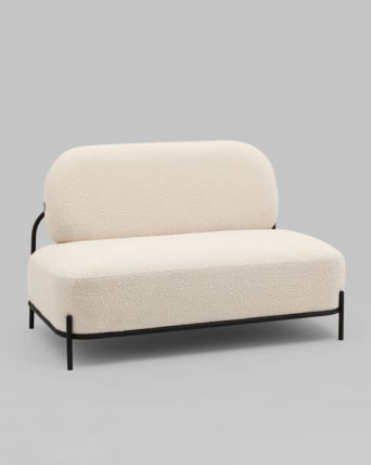 Диван Стоун new ткань букле молочный_0