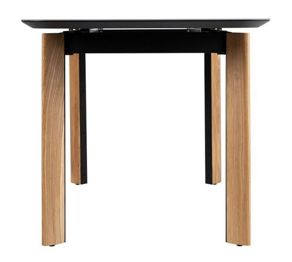 Стол раскладной Combi Glass 140-180 Automatic Natur/Dark matte glass_4