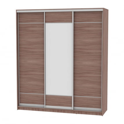 Шкаф-купе B-230х200х60-1(ЯШТ-D7D8D7)_0