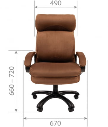 Кресло руководителя CHAIRMAN 505 HOME NEW Темно-бежевый_3