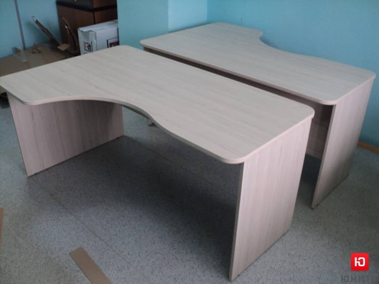 Стол угловой Glassy 1.14.16Л Туя_2