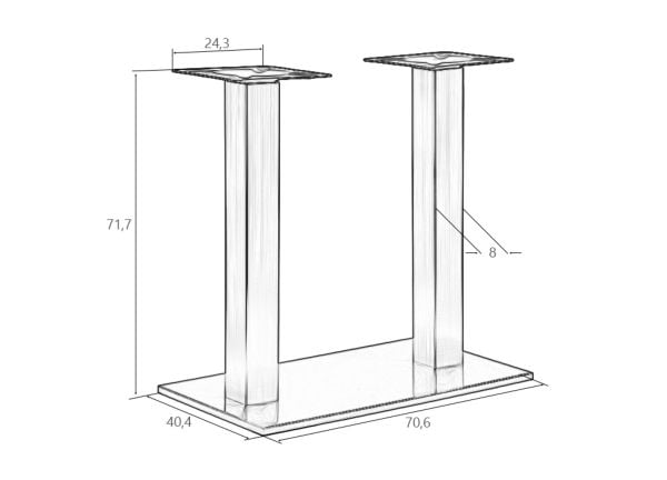 Подстолье обеденное DOBRIN DEBRA WIDE_4