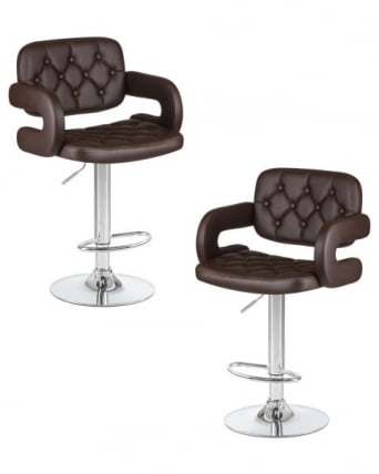 Стул барный DOBRIN TIESTO (коричневый) 2 шт_0