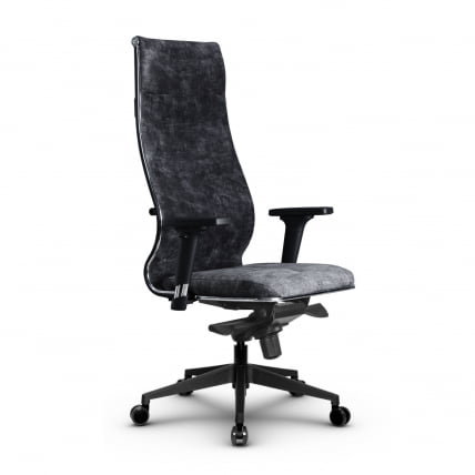 Кресло руководителя Metta L 1m 42/2D Комплект 4 Серое_0