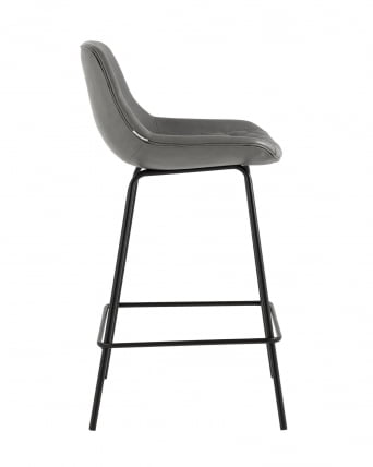Стул полубарный Деймон (ПБ) экокожа Серый_2