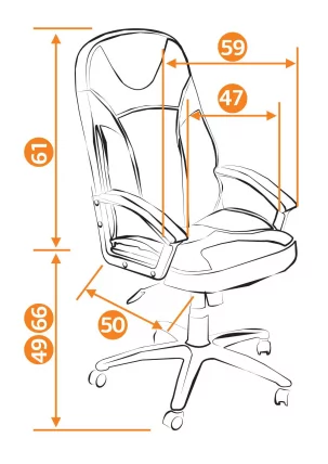 Кресло руководителя Twister черный+бежевый 36-6,36-34_7