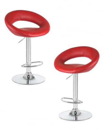 Стул барный DOBRIN MIRA (бордовый) 2 шт_0