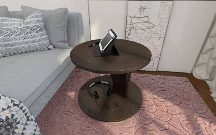 Стол журнальный СТЖ-3 Венге темный_0